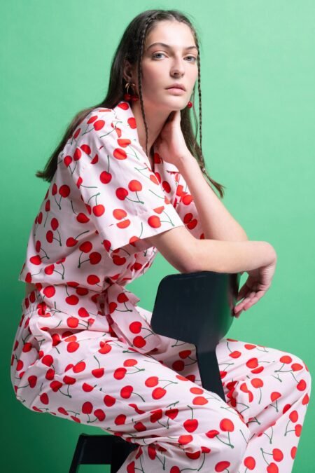 Poppy shirt (strawberries)/Mamoush πουκάμισο