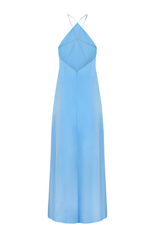 Exotic dress light blue/La Chaine φόρεμα - Image 2