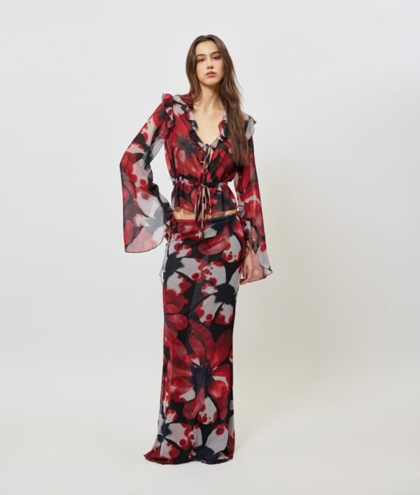 Fiona skirt flower/sun set go φούστα