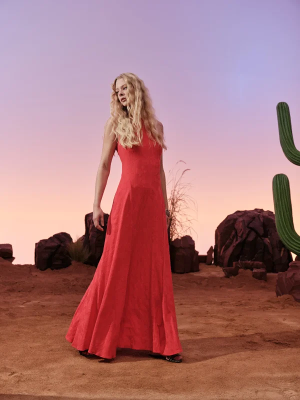 Sol Dress (Watermelon red)/Hemithea φόρεμα