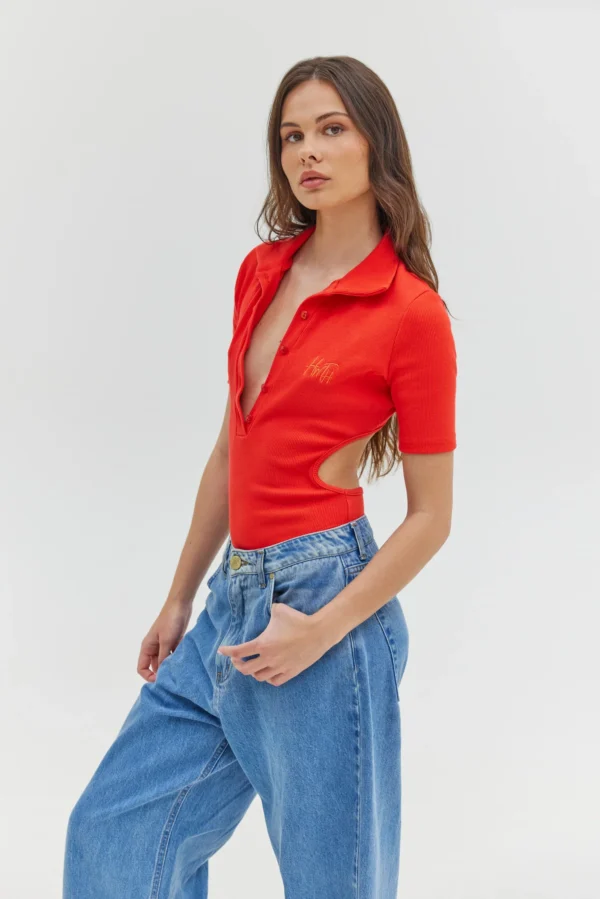 Rocio Top (Watermelon red)/Hemithea top - Image 2