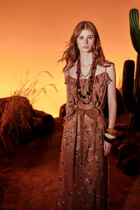 Rose Dress (Milk Chocolate)/Hemithea φόρεμα