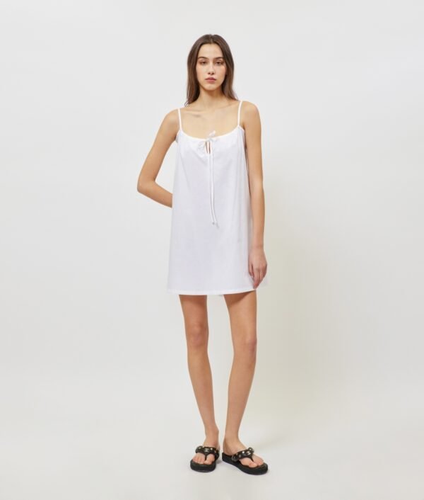 Lolita dress white/sun set go φόρεμα