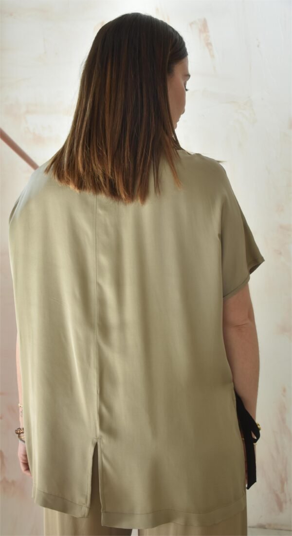 Satin blouse Paris (pouro)/Athina klo μπλούζα - Image 3