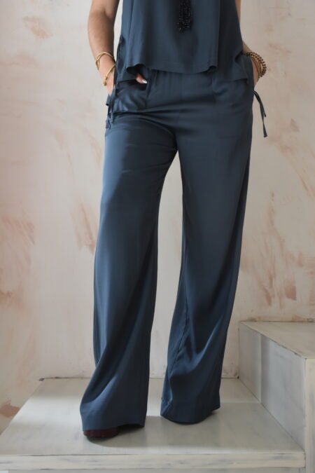 Viscose pants (grey)/Athina klo παντελόνι