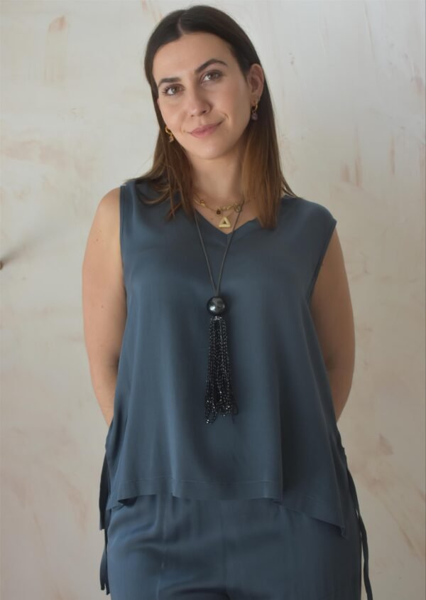 Blouse for all (grey)/Athina klo μπλούζα