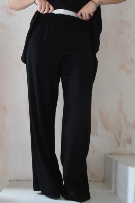 Viscose pants (black)/Athina klo παντελόνι