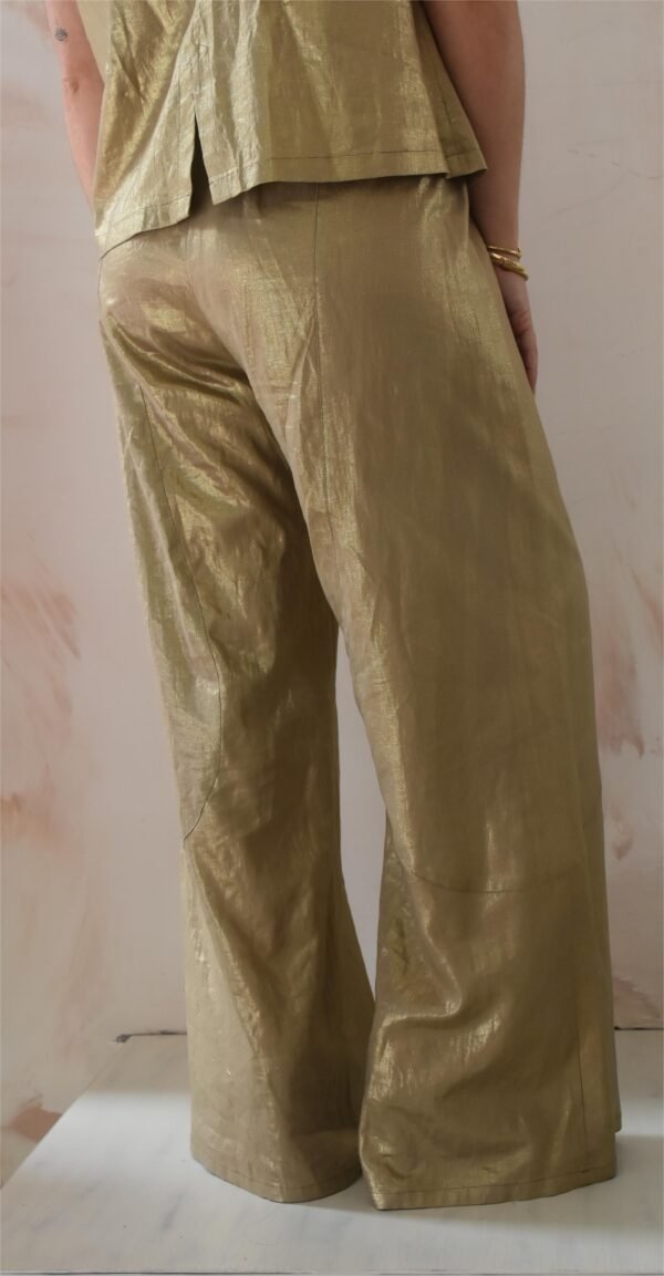 Street pants (gold)/Athina klo παντελόνι - Image 2