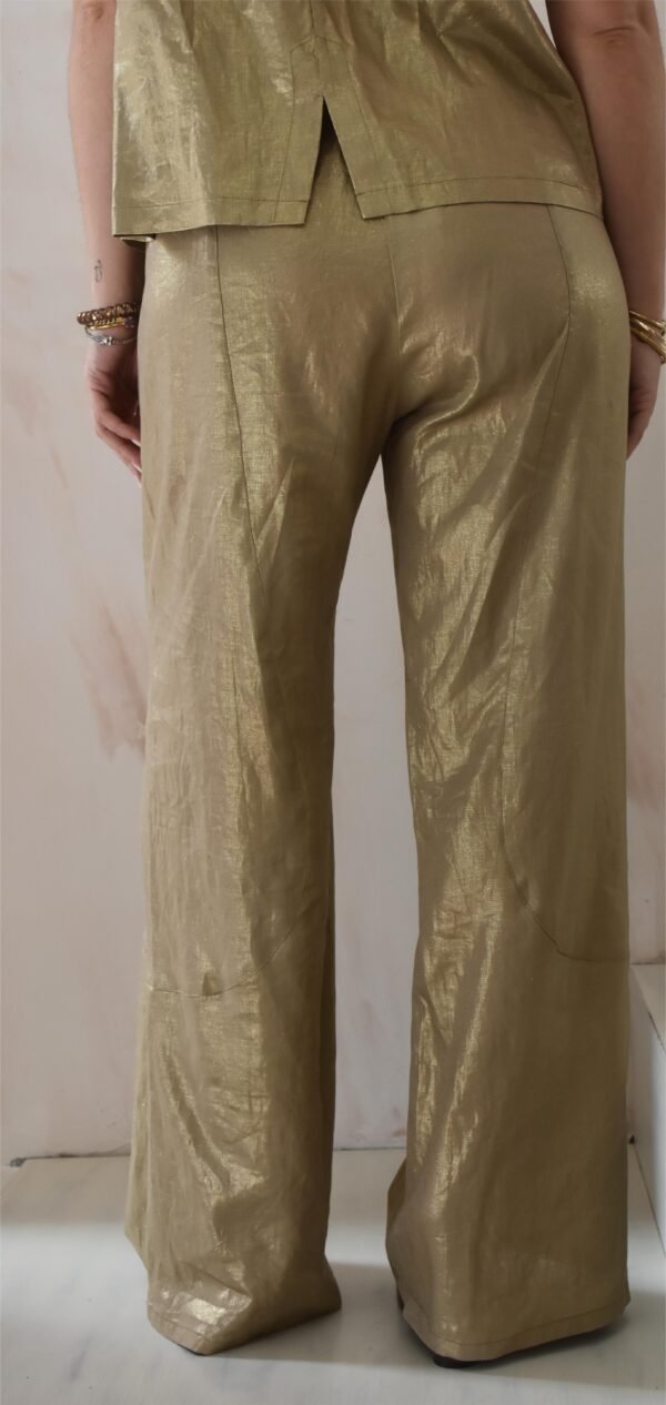 Street pants (gold)/Athina klo παντελόνι - Image 3