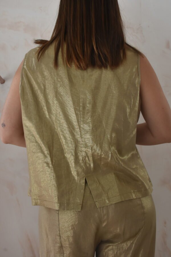 Γιλέκο glitter (gold)/Athina klo γιλέκο - Image 2