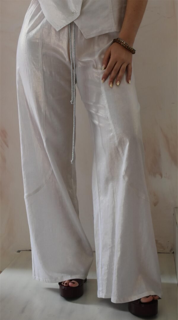 Street pants (white)/Athina klo παντελόνι - Image 3