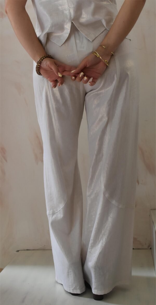 Street pants (white)/Athina klo παντελόνι - Image 4