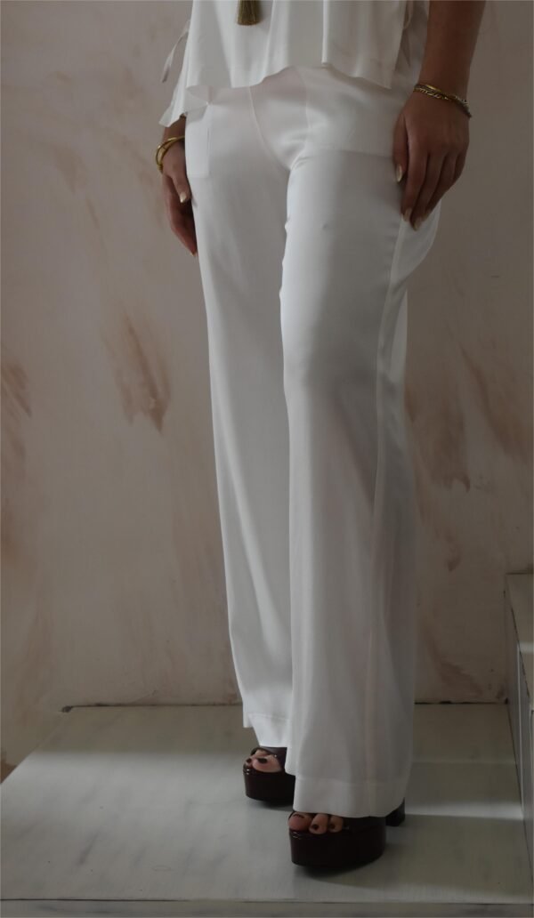 Viscose pants (white)/Athina klo παντελόνι - Image 2