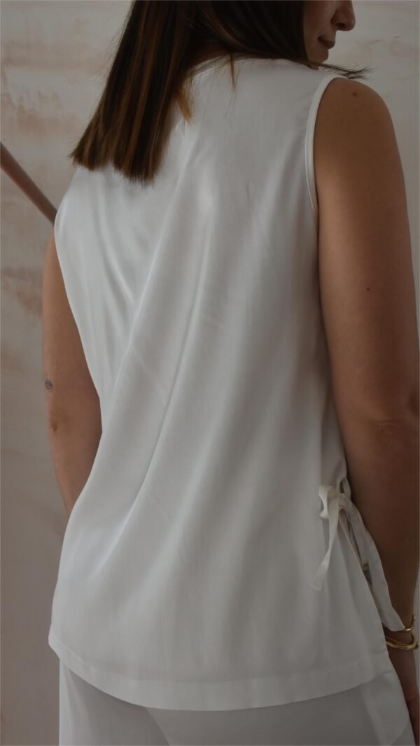 Blouse for all (white)/Athina klo μπλούζα - Image 3
