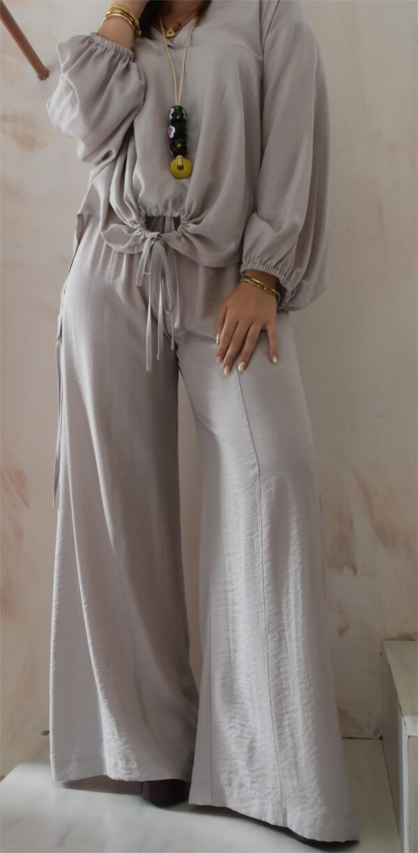 Viscose cabana pants (sand)/Athina klo παντελόνι