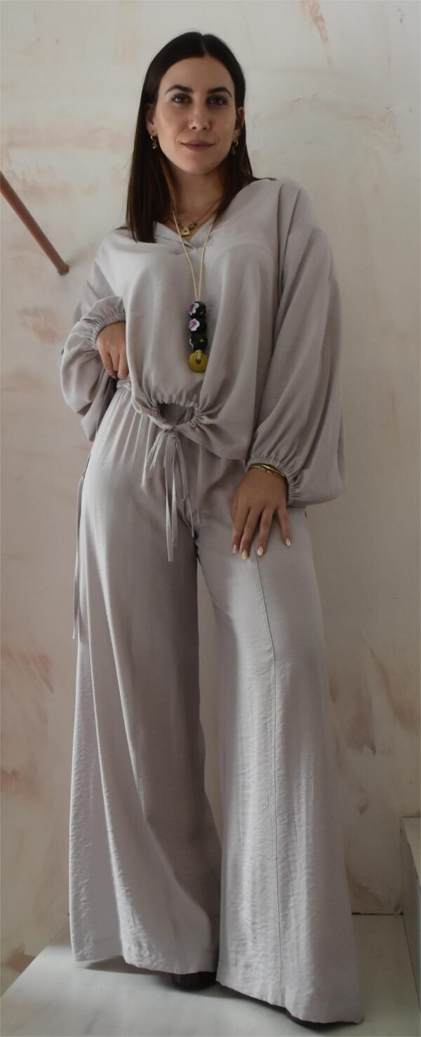 Viscose cabana pants (sand)/Athina klo παντελόνι - Image 2