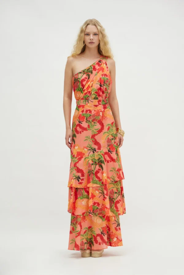 Samer Dress (Coral)/Hemithea φόρεμα - Image 4