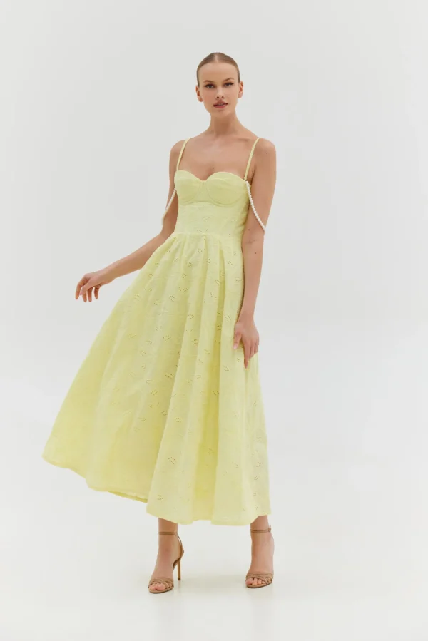 Crystal dress (Banana yellow)/ Hemithea φόρεμα