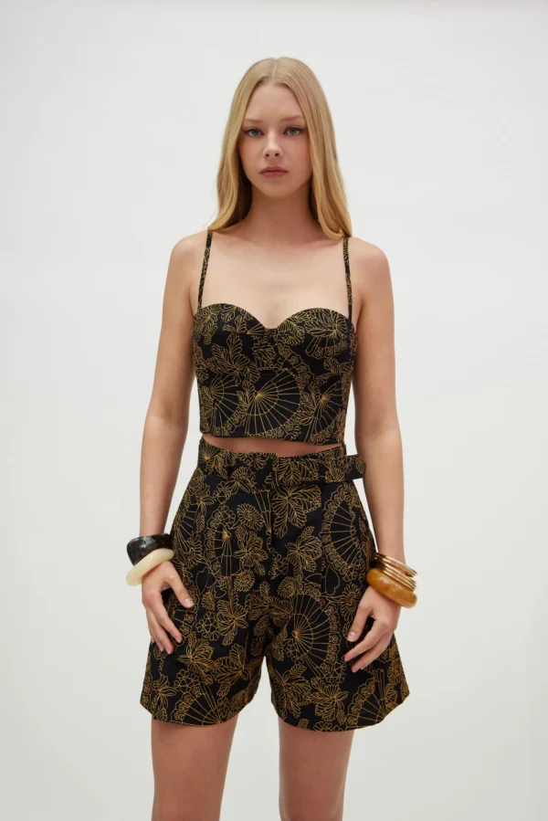 Charis Top (Black)/Hemithea top - Image 4