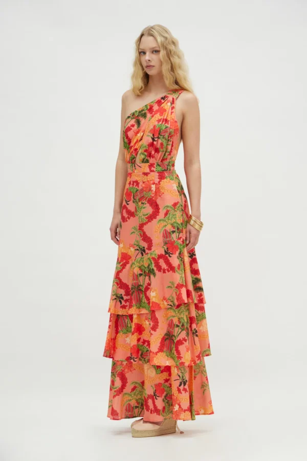 Samer Dress (Coral)/Hemithea φόρεμα - Image 2