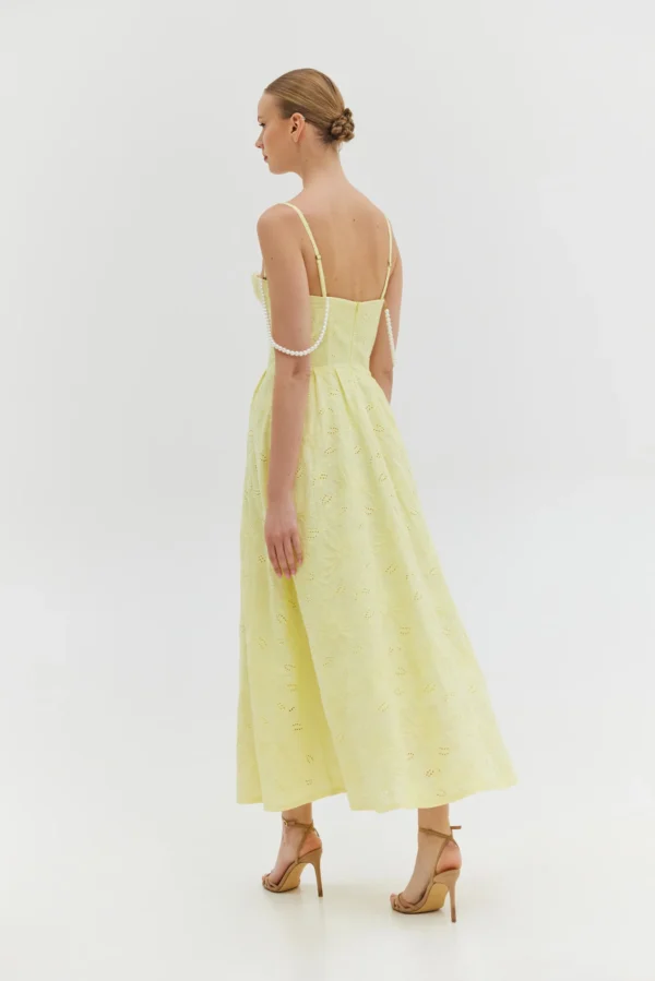 Crystal dress (Banana yellow)/ Hemithea φόρεμα - Image 3
