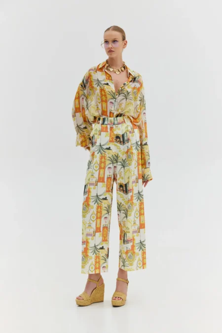 Ava Pants (Orange)/Hemithea παντελόνι
