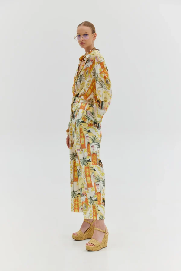 Ava Pants (Orange)/Hemithea παντελόνι - Image 2