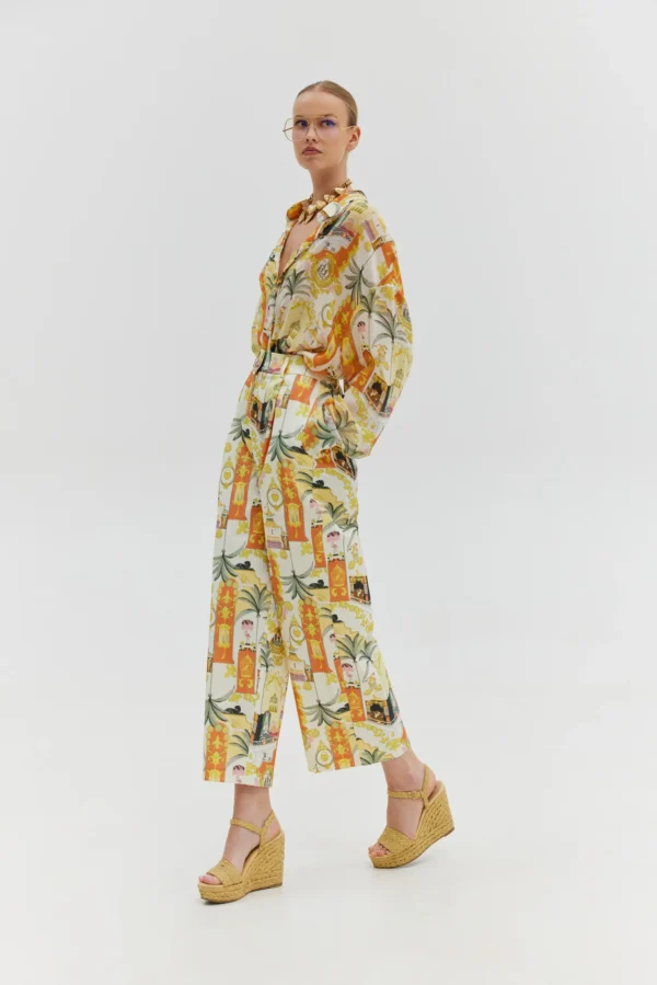 Ava Pants (Orange)/Hemithea παντελόνι - Image 3
