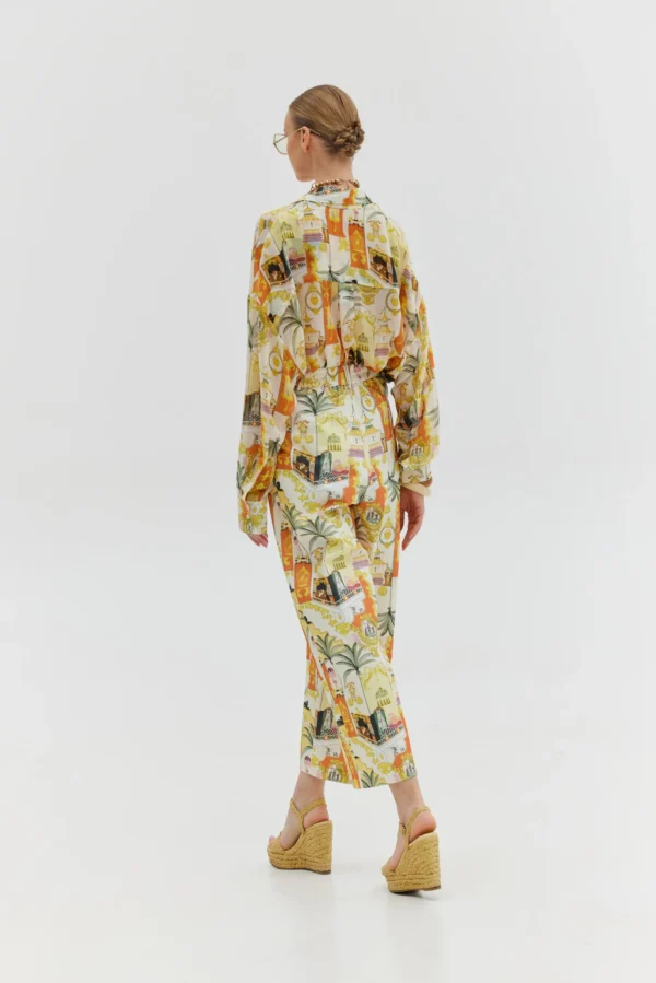 Ava Pants (Orange)/Hemithea παντελόνι - Image 4