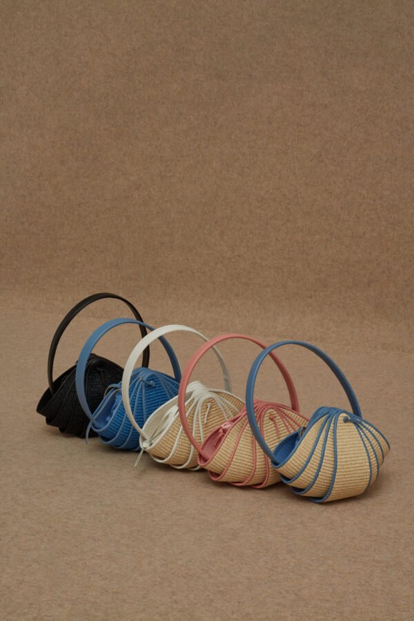 Klelia bag straw blue/La Chaine τσάντα - Image 2