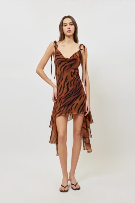 Anya dress (animal print)/Sunsetgo. φόρεμα