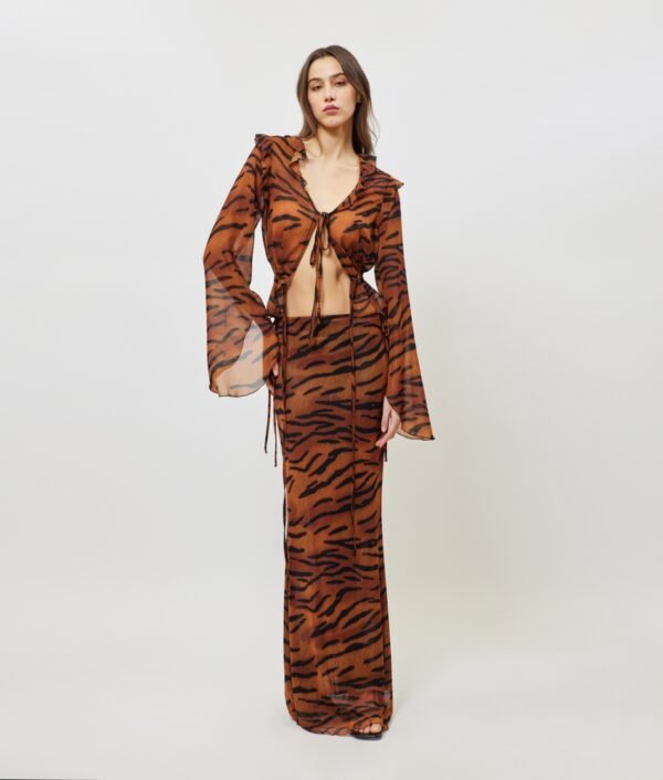 Fiona skirt (animal print)/Sunsetgo. φούστα