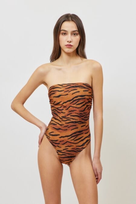 Milena printed one piece (animal print)/Sunsetgo. ολόσωμο μαγιό