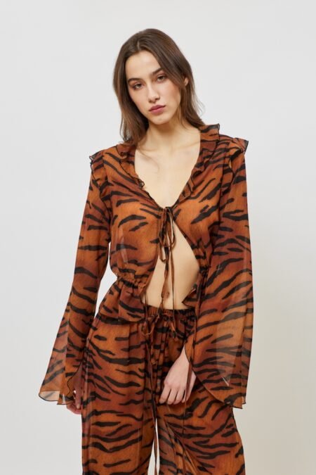 Valentinta top (animal print)/Sunsetgo. top
