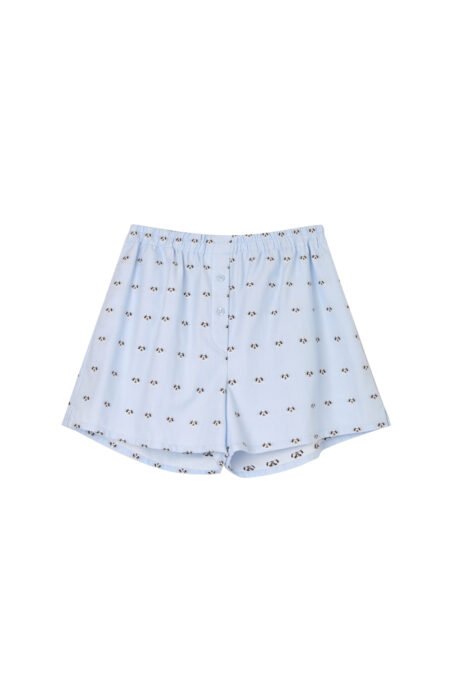Milk White shorts pet (light blue)