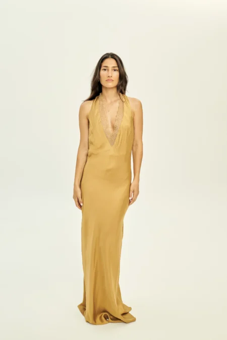 Noemi Dress (Gold )/Hemithea φόρεμα