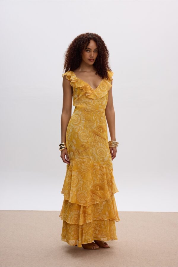 Sun Pearl Ruffle Dress/Ciel concept φόρεμα - Image 2
