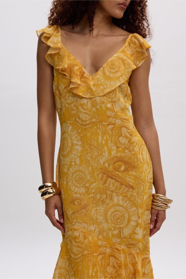 Sun Pearl Ruffle Dress/Ciel concept φόρεμα - Image 3