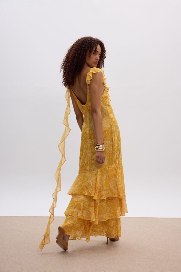 Sun Pearl Ruffle Dress/Ciel concept φόρεμα - Image 4