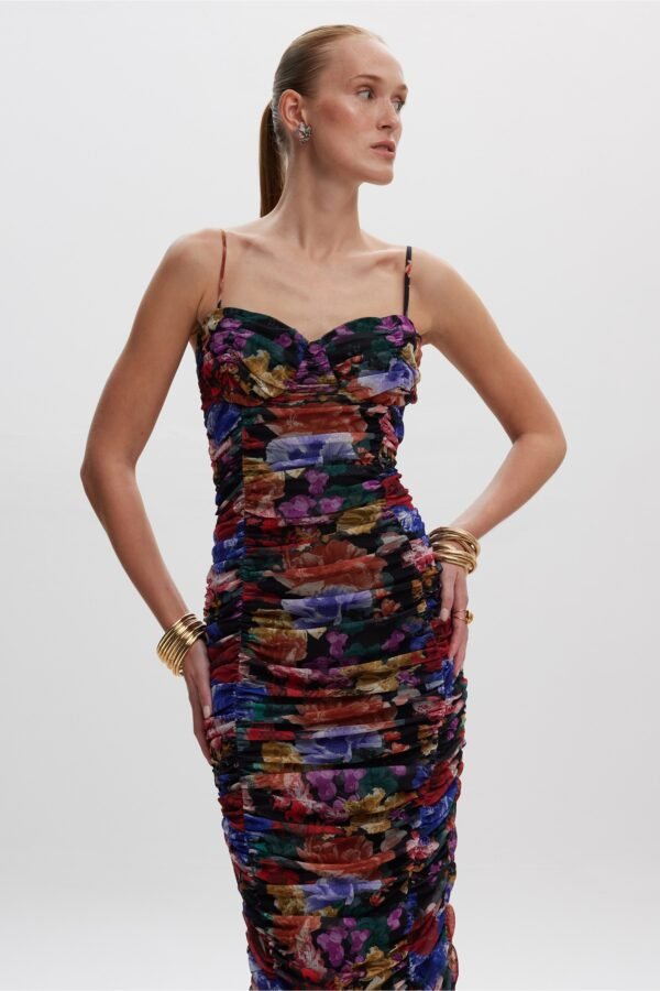 Layla Mesh Dress/Ciel concept φόρεμα - Image 3