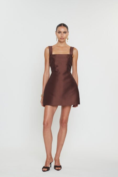 Vasiliki brown / Mix & Match φόρεμα