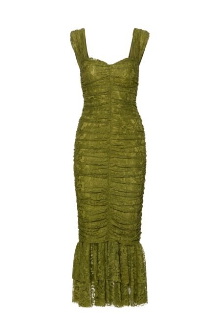 Layla lace dress olive/Mix & Match φόρεμα