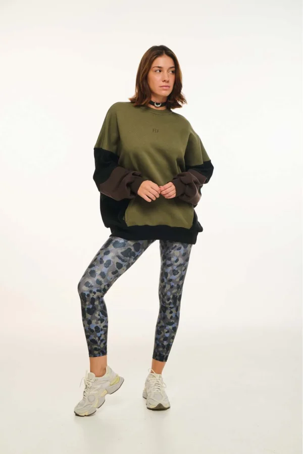 Lynn high waist-leopard/P.C.P. κολάν - Image 3