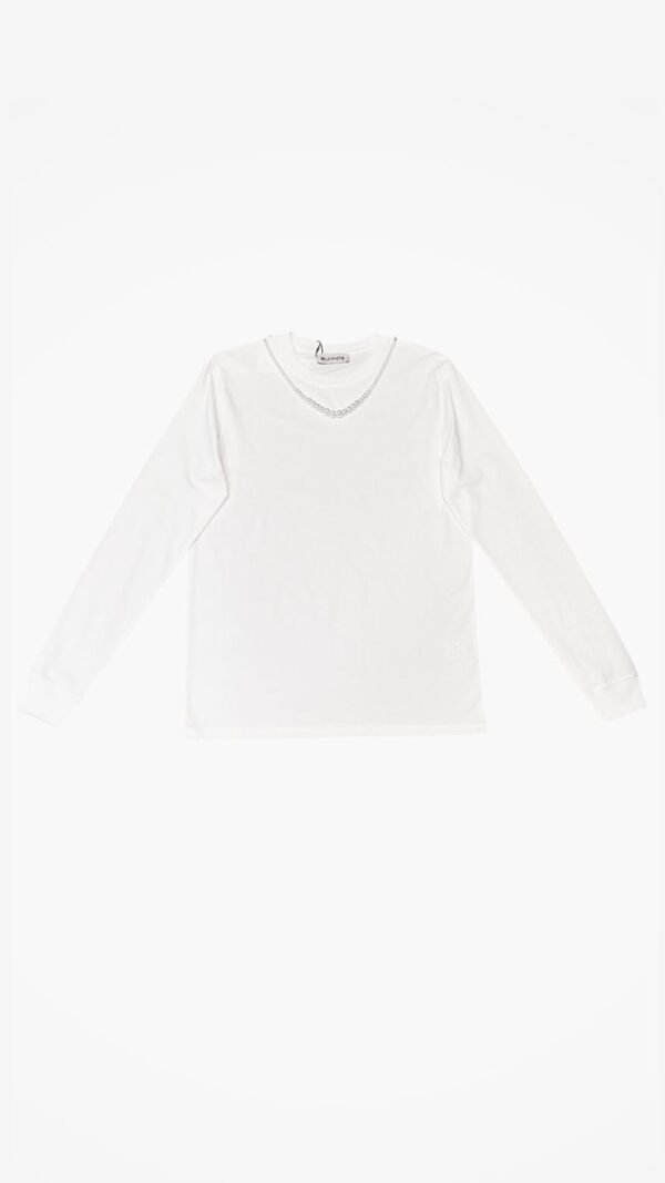 Μπλούζα με πέρλες white/Milk White μπλούζα