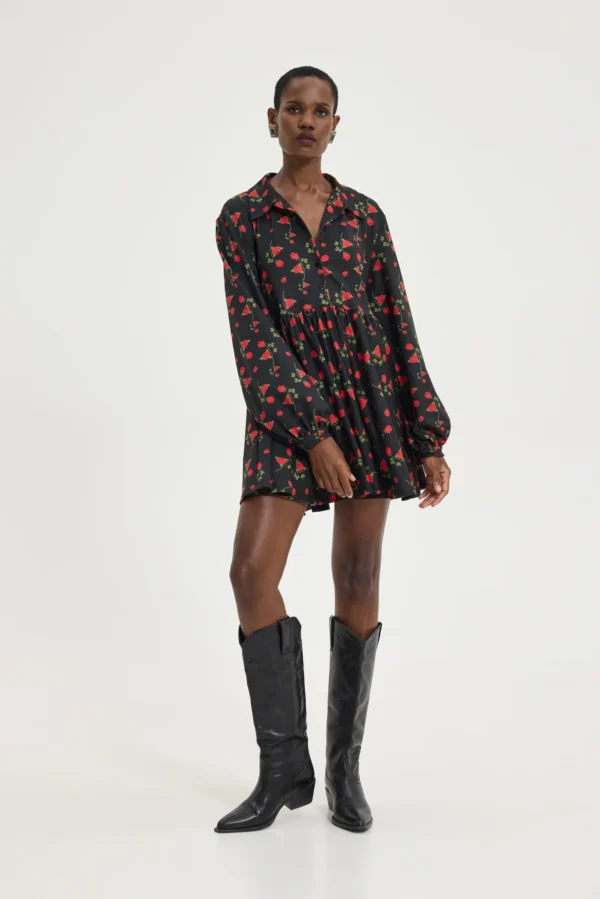 Bourbon Dress (Black)/Hemithea φόρεμα - Image 3