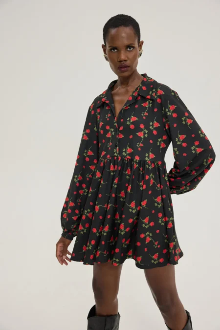 Bourbon Dress (Black)/Hemithea φόρεμα