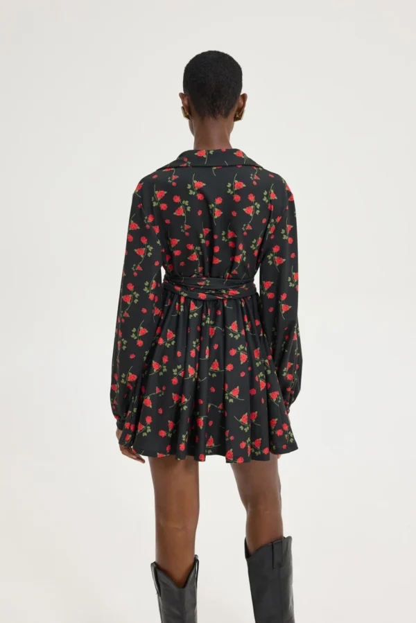 Bourbon Dress (Black)/Hemithea φόρεμα - Image 5