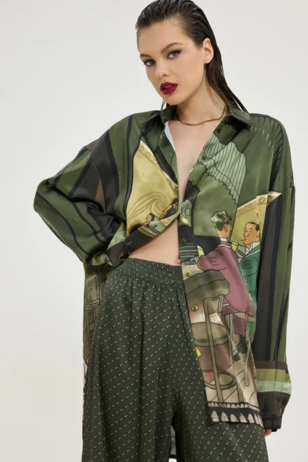 Cardhu Shirt (Khaki)/Hemithea πουκάμισο