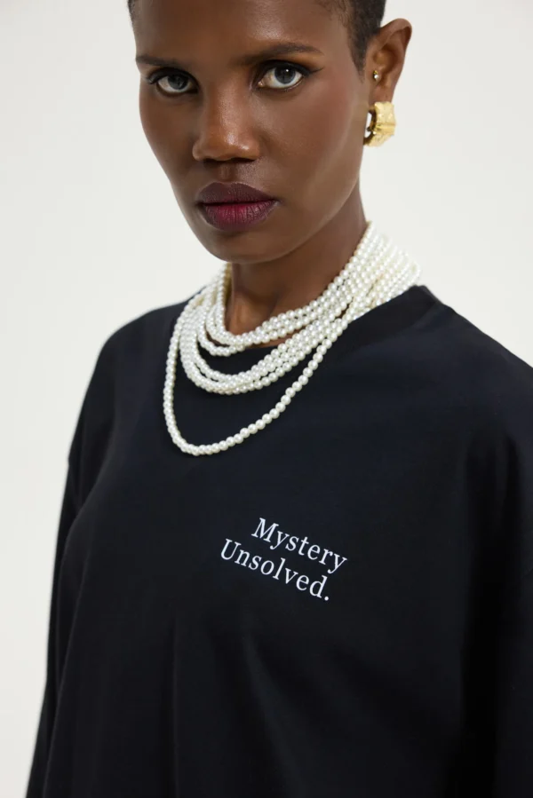 Cheetah T-Shirt Black (Hemithea News)/Hemithea t-shirt - Image 2