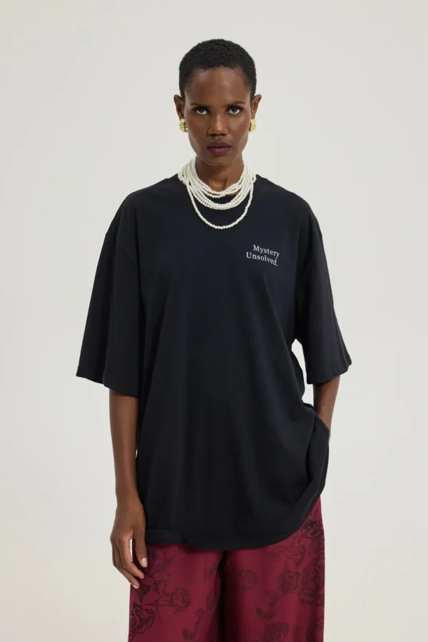 Cheetah T-Shirt Black (Hemithea News)/Hemithea t-shirt - Image 4